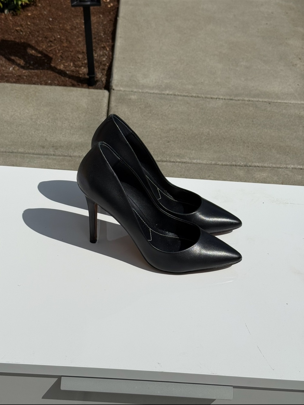 Classic Black Pointed Toe High Heel Pumps